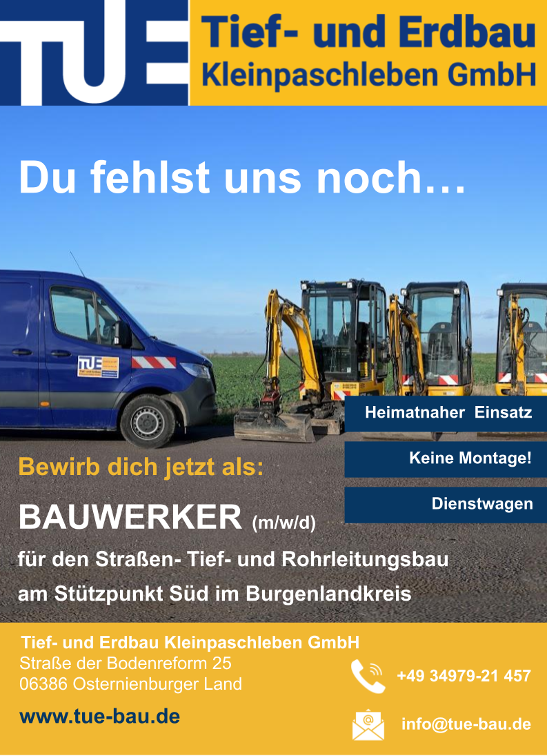 Stellenangebote | TUE-Bau